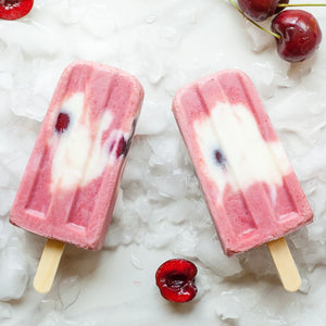 Creamy Coco-Berry Pops